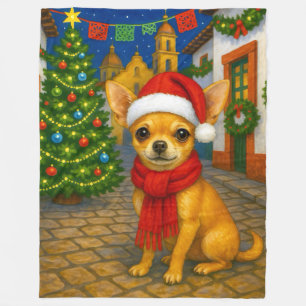 Chihuahua-Feiertag Fleecedecke