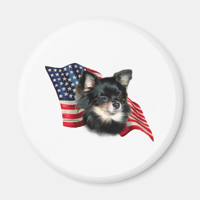 Chihuahua Flag Magnet (Vorne)