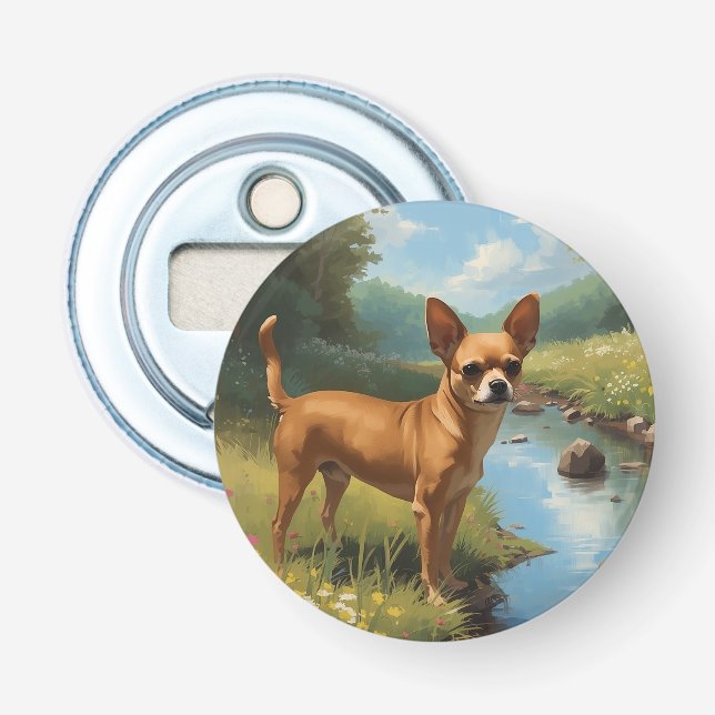 Chihuahua Flaschenöffner (Vorderseite)
