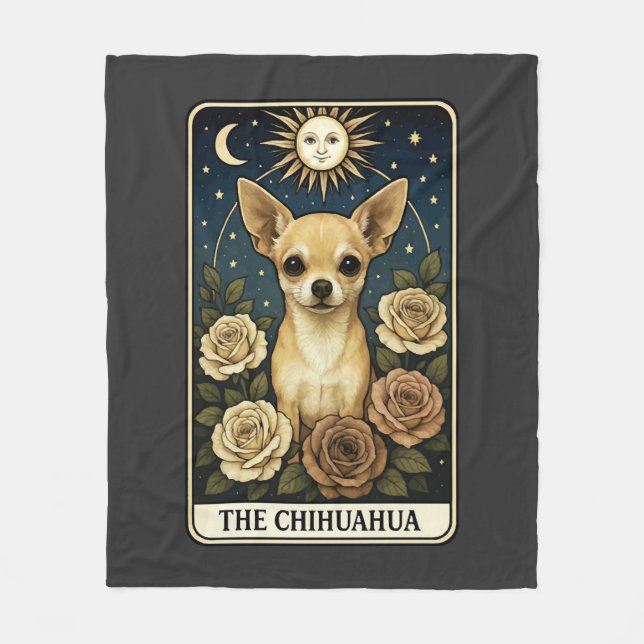 Chihuahua Fleecedecke (Vorderseite)