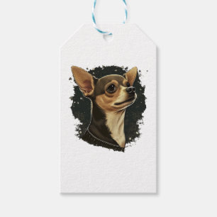 Chihuahua Frohe Weihnachten X-Mas Baum Niedlich Geschenkanhänger