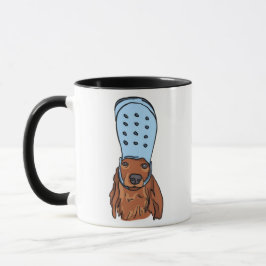 Chihuahua Funny Dog Meme Wearing Crock Mug Tasse
