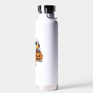 Chihuahua-Geist-Kürbis-Halloween-Shirt Trinkflasche