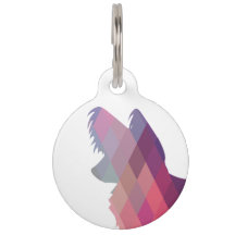 Chihuahua Geometric Pattern Silhouette