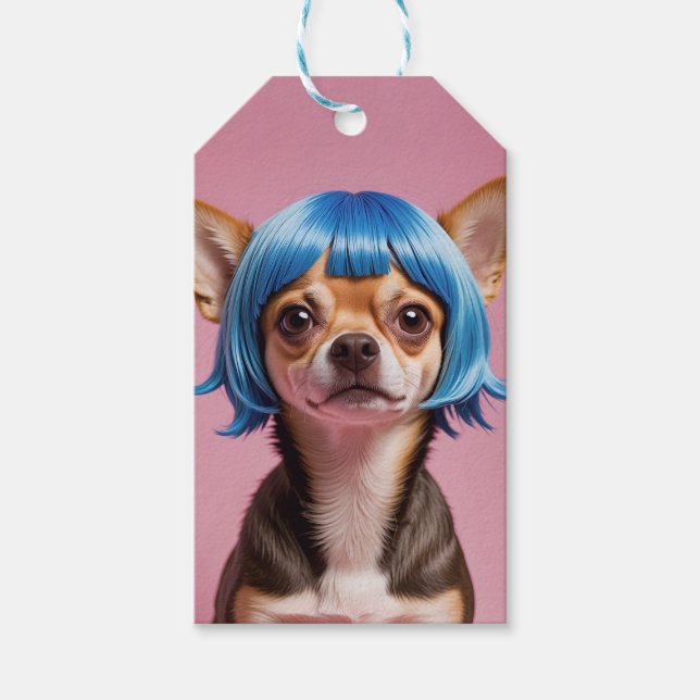 Chihuahua Geschenkanhänger (Vorderseite)