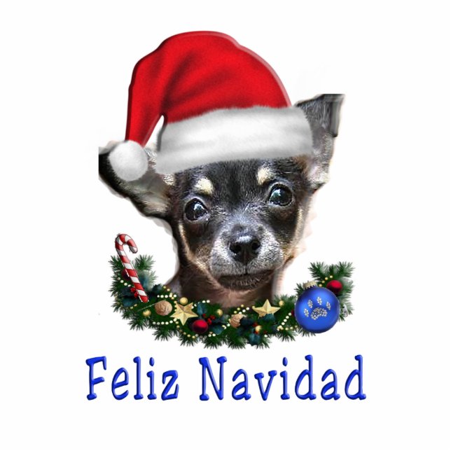 Chihuahua-Geschenke Fotoskulptur Schlüsselanhänger (Vorne)