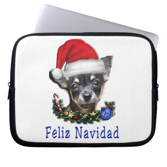 Chihuahua-Geschenke Laptopschutzhülle (Vorderseite)