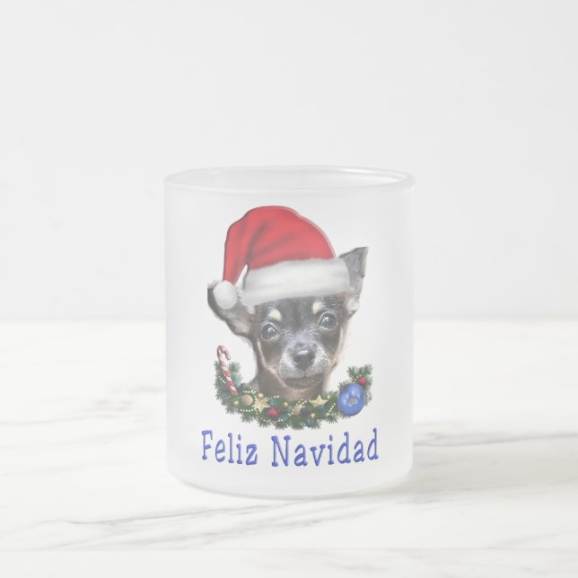 Chihuahua-Geschenke Mattglastasse (Mittel)