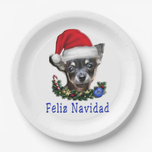 Chihuahua-Geschenke Pappteller