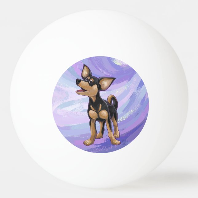Chihuahua Geschenke und Accessoires Tischtennisball (Vorderseite)
