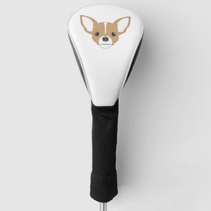 Chihuahua-Gesicht Golf Headcover