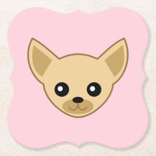 Chihuahua-Gesicht Untersetzer