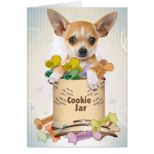 Chihuahua gesprengte Karten