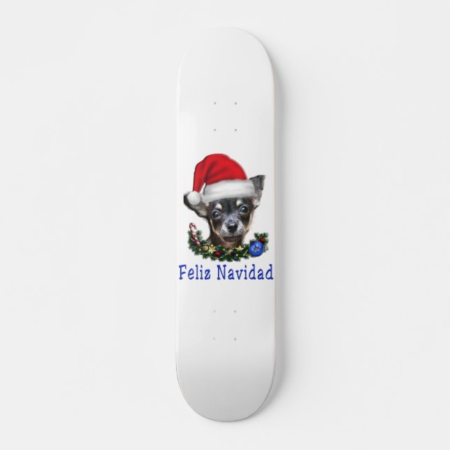 Chihuahua gifts skateboard (Vorne)