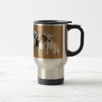 Chihuahua-glückliche Trio-Reise-Tasse