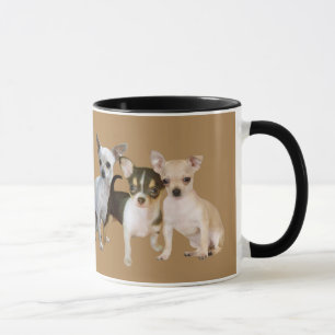 Chihuahua-glückliche Trio-Tasse Tasse