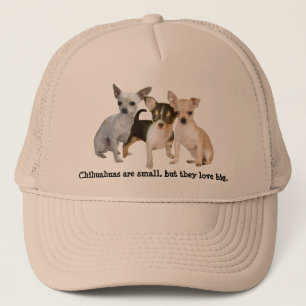 Chihuahua-glücklicher Trio-Hut Truckerkappe