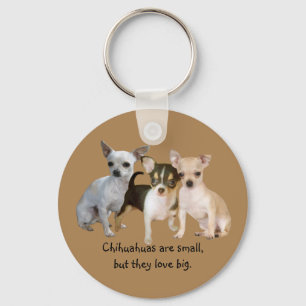 Chihuahua-glücklicher Trio-Schlüsselanhänger Schlüsselanhänger