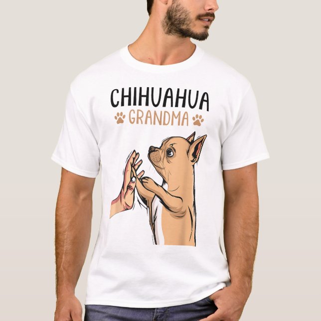 Chihuahua Grandma T-Shirt (Vorderseite)