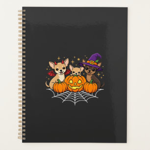 Chihuahua Halloween Citrouille Sorcière Chien Desi