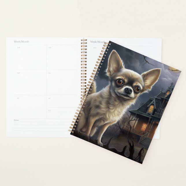 chihuahua Halloween Épouvantable (Devant avec enveloppe)