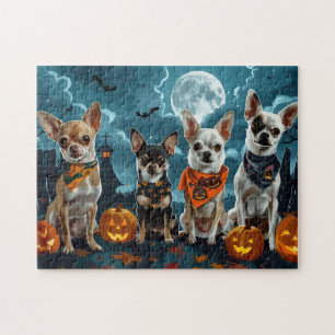 Chihuahua Halloween Gruselig