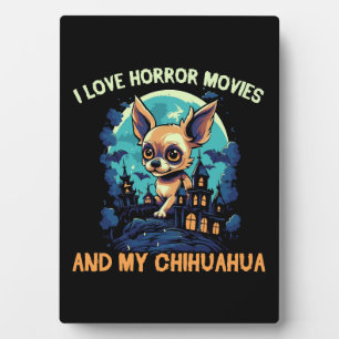 Chihuahua Halloween Puppy Trick oder Treat Dog Lov Fotoplatte
