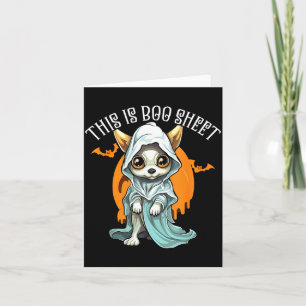 Chihuahua Halloween Welpe Trick Or Treat Gruselig Karte