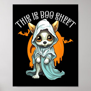 Chihuahua Halloween Welpe Trick Or Treat Gruselig Poster