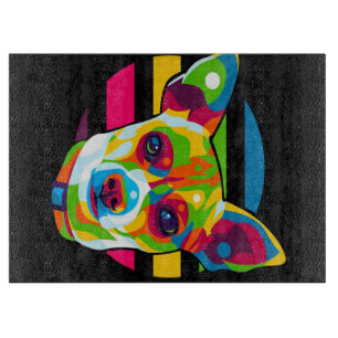 Chihuahua Head_Dog Lover Schneidebrett