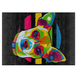 Chihuahua Head_Dog Lover Schneidebrett