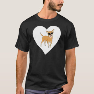 Chihuahua Heart Funny Chihuahua Eigentümer Dog Lov T-Shirt