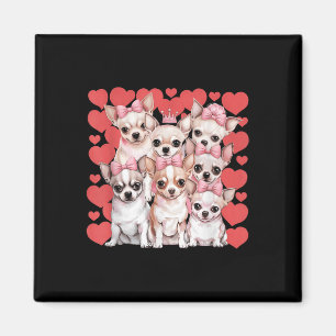 Chihuahua Heart Valentinstag Couple Magnet