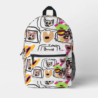 Chihuahua hearts  bedruckter rucksack
