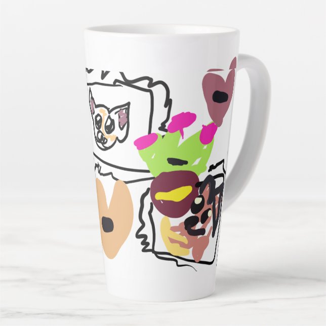 Chihuahua hearts  milchtasse (Rechte Ecke)