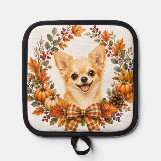 Chihuahua-Herbstkranz Topflappen