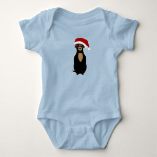 Chihuahua Holiday Baby Bodysuit Strampler