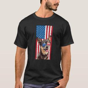 Chihuahua-Hund für Kinder Junge Schwarz Chiwawa Am T-Shirt
