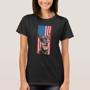 Chihuahua-Hund für Kinder Junge Schwarz Chiwawa Am T-Shirt