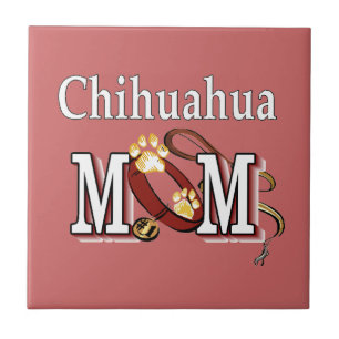 Chihuahua Hund Mama Geschenke Fliese