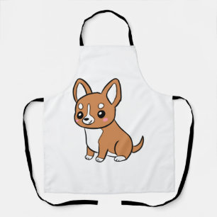 Chihuahua-Hund niedlicher Cartoon Schürze