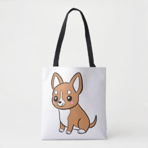 Chihuahua-Hund niedlicher Cartoon Tasche