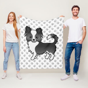 Chihuahua Hund und Paws Fleecedecke