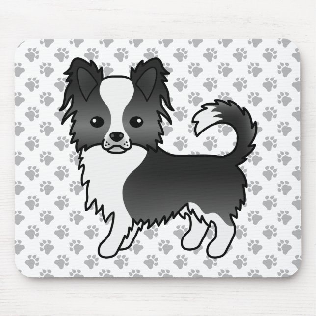 Chihuahua Hund und Paws Mousepad (Vorne)
