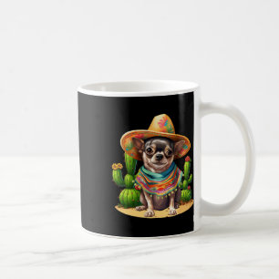 Chihuahua Hund und Sombrero Hat mexikanische Fiest Kaffeetasse