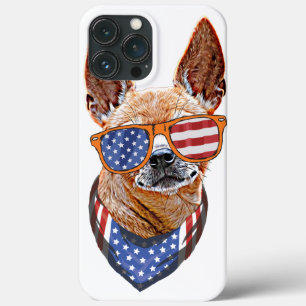 Chihuahua Hund USA Amerikanischer Unabhängigkeitst Case-Mate iPhone Hülle