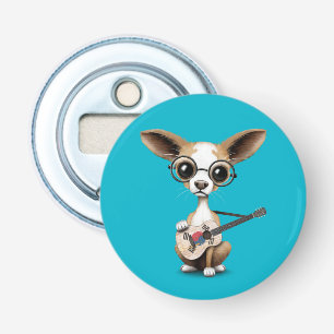 Chihuahua-Hündchen, das südkoreanische Gitarre Flaschenöffner