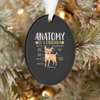 Chihuahua-Hunde-Anatomie Ornament