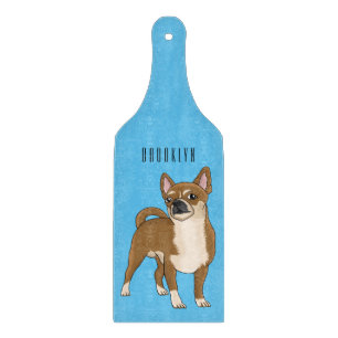 Chihuahua Hunde Cartoon Illustration Schneidebrett