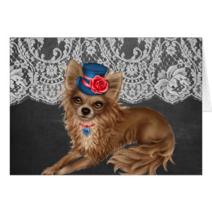 Chihuahua-Hunde, die Hats tragen